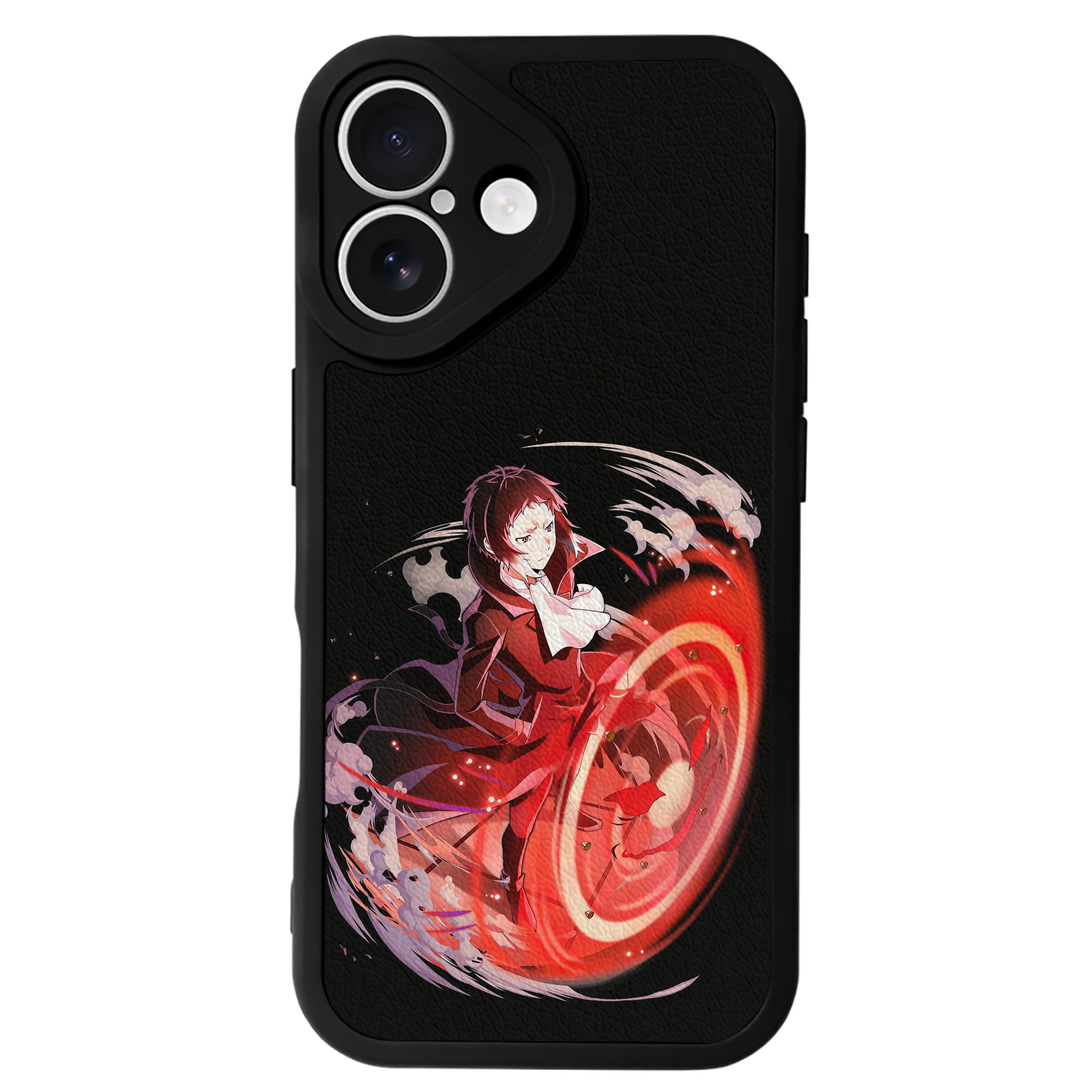 （画像用） 文豪ストレイドッグス Bungo Stray Dogs 【iPhone 16シリーズ対応】シリコンスマホケース（レザー調） 材質：シリコン